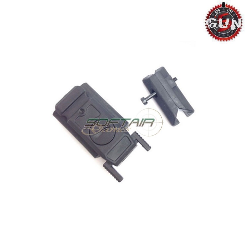 LASER rosso tattico nera gun five (gf-5125-bk)