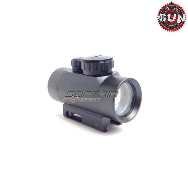 Red dot 1x35 nero gun five (gf-1372-bk)