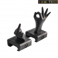 Stupid hands BLACK type 1 set sights 6MM TECH (6mmt-25-1-bk) Stupid hands BLACK type 1 set sights 6MM TECH (6mmt-25-1-bk)