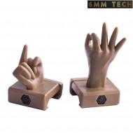 Stupid hands DARK EARTH type 1 set sights 6MM TECH (6mmt-25-1-de)