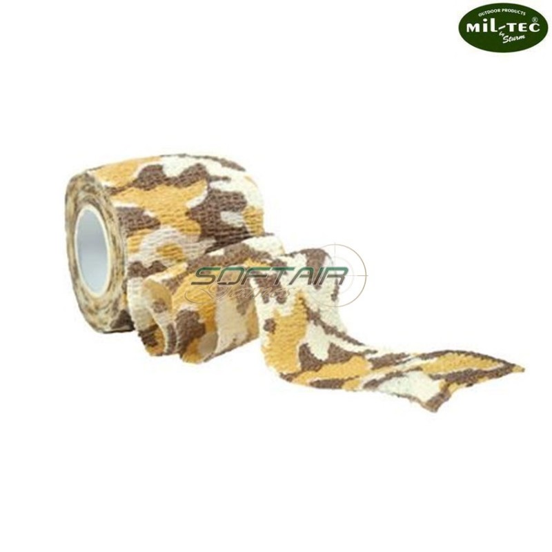 Elastic Tape 3 col. desert Mil-tec (15933060) Elastic Tape 3 col. desert Mil-tec (15933060)