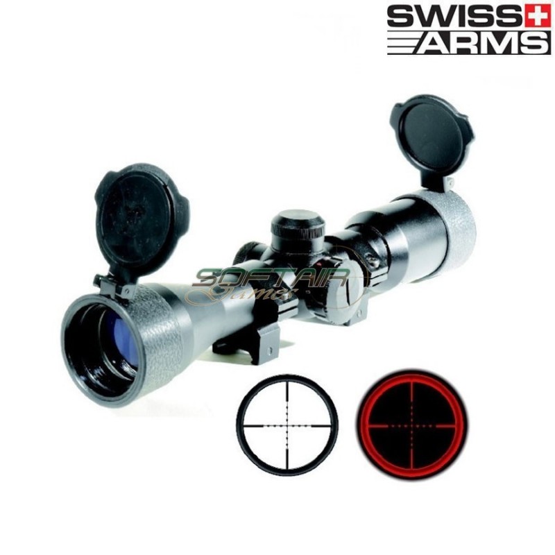 Scope 4x32 Reticle Illuminated Swiss Arms (263902)