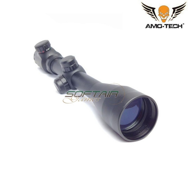 Ottica 3-9x40E reticolo illuminato NERA bush. style amo-tech® (amt-3-9x40e-bk)