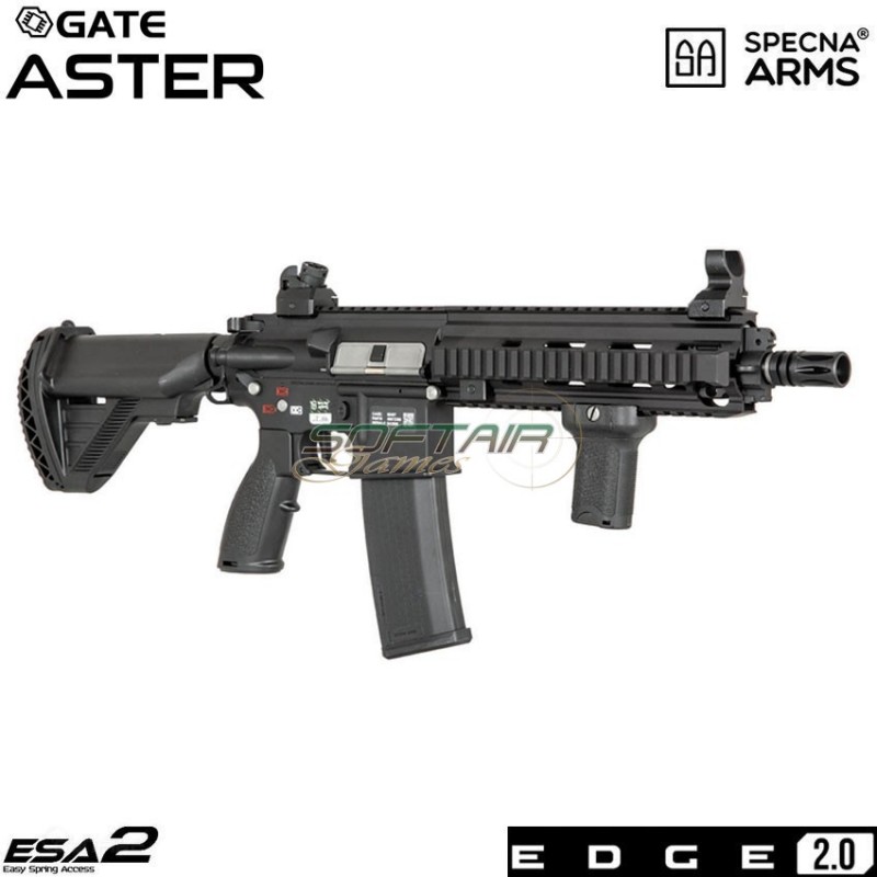 Electric rifle sa-h20 416 short version edge 2.0™ black specna arms® (spe-01-028551)