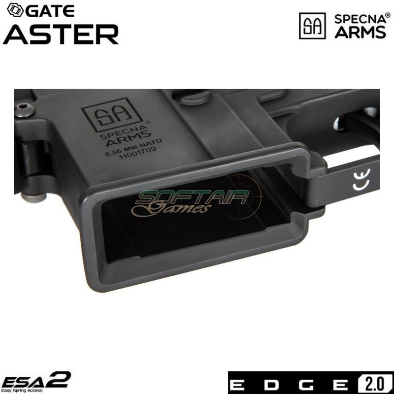 Fucile elettrico sa-h20 416 short version edge 2.0™ black specna arms® (spe-01-028551)