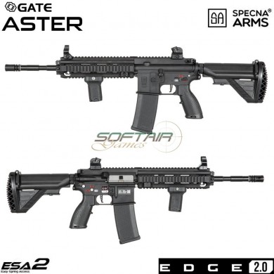 Fucile elettrico sa-h21 416 long version edge 2.0™ black specna arms® (spe-01-028552)