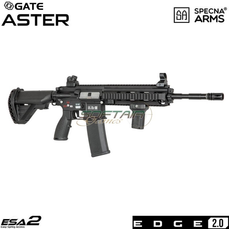 Fucile elettrico sa-h21 416 long version edge 2.0™ black specna arms® (spe-01-028552)