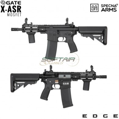 Electric Rifle X-ASR SA-E21 Edge™ M4 LC Rex Short Replica BLACK Specna Arms® (spe-01-032951)