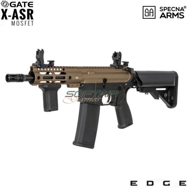 Electric Rifle X-ASR SA-E21 Edge™ M4 LC Rex Short Replica HALF BRONZE Specna Arms® (spe-01-032952)