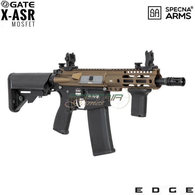 Electric Rifle X-ASR SA-E21 Edge™ M4 LC Rex Short Replica HALF BRONZE Specna Arms® (spe-01-032952)