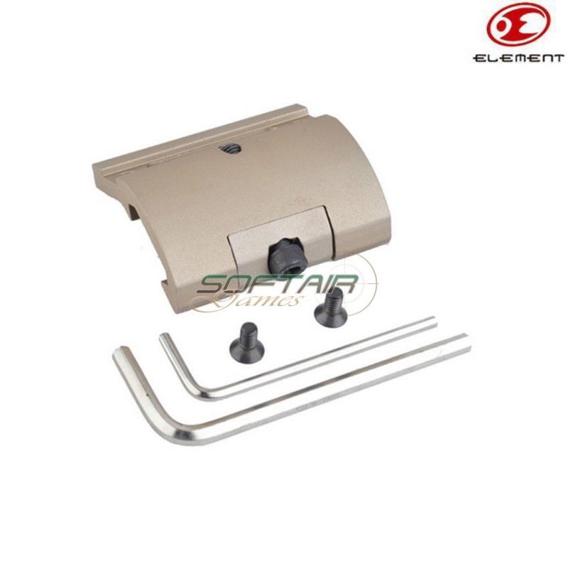 Offset attacco DARK EARTH torcie weaver 20mm per m951/m961 element (el-002591)