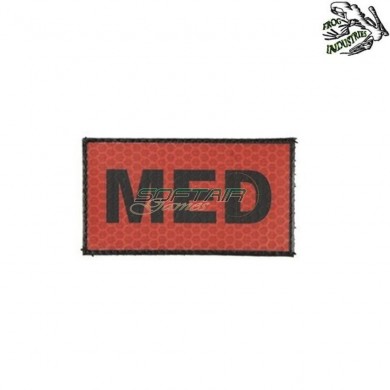 Patch Ir Infrared BLACK/RED MED Frog Industries® (fi-011284)