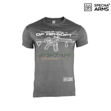 Shirt your way of airsoft 02 GREY/WHITE specna arms® (spe-23-025380)