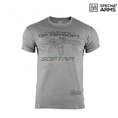 Shirt your way of airsoft 03 GREY/BLACK specna arms® (spe-23-027524)