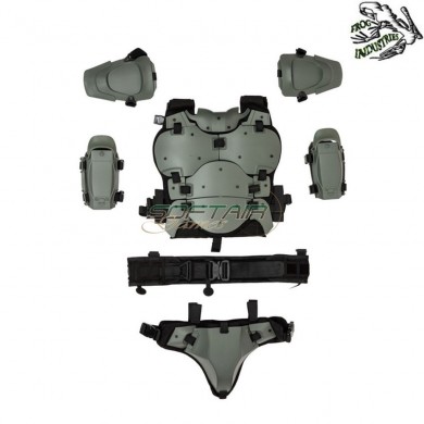 Tactical Armor Suit GREY frog industries® (fi-029155-gy)