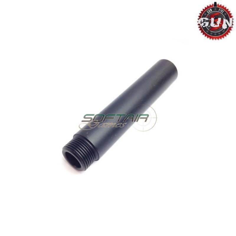 External Barrel Extension 78mm Ccw/ccw Black Gun Five (gf-0559)