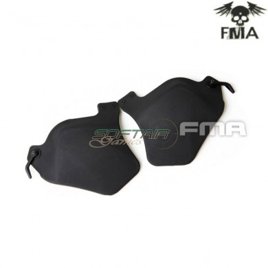 Side Cover with PAD Black For Helmet Rail Fma (fma-tb1128-bk)