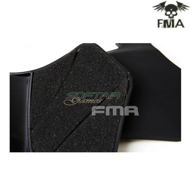 Coperture Laterali con PAD Black Per Rail Elmetto Fma (fma-tb1128-bk)