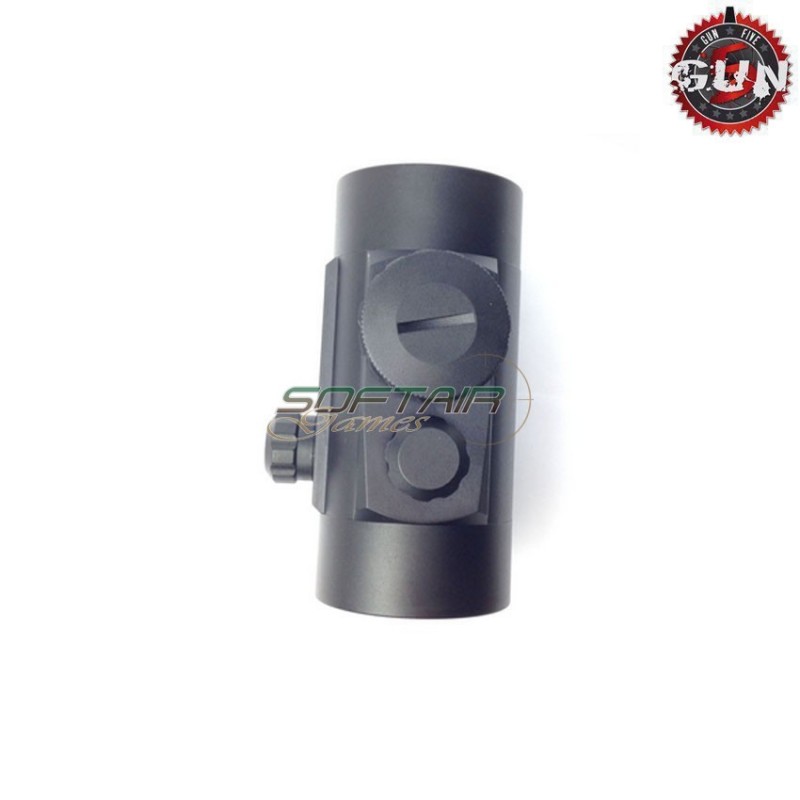 Red dot 1x40 nero gun five (gf-1371-bk)