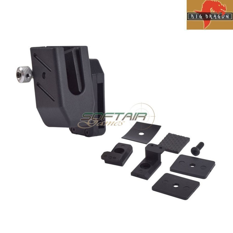 Black IPSC style magazine pouch for big dragon pistol (bd2339-bk) Black IPSC style magazine pouch for big dragon pistol (bd2339-bk)