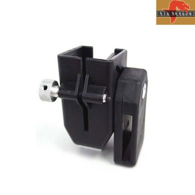 Black IPSC style magazine pouch for big dragon pistol (bd2339-bk)