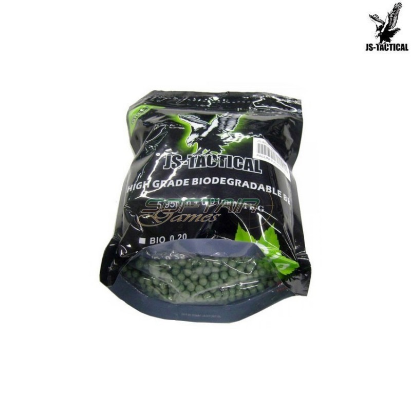 Bb bag bio 0.25gr GREEN js tactical (js-bio0.25v)