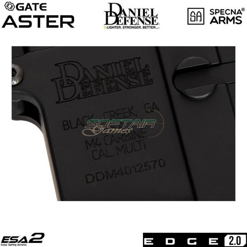 Electric rifle Daniel Defense® SA-E19 MK18 mod1 version edge 2.0™ BLACK specna arms® (spe-01-030434)