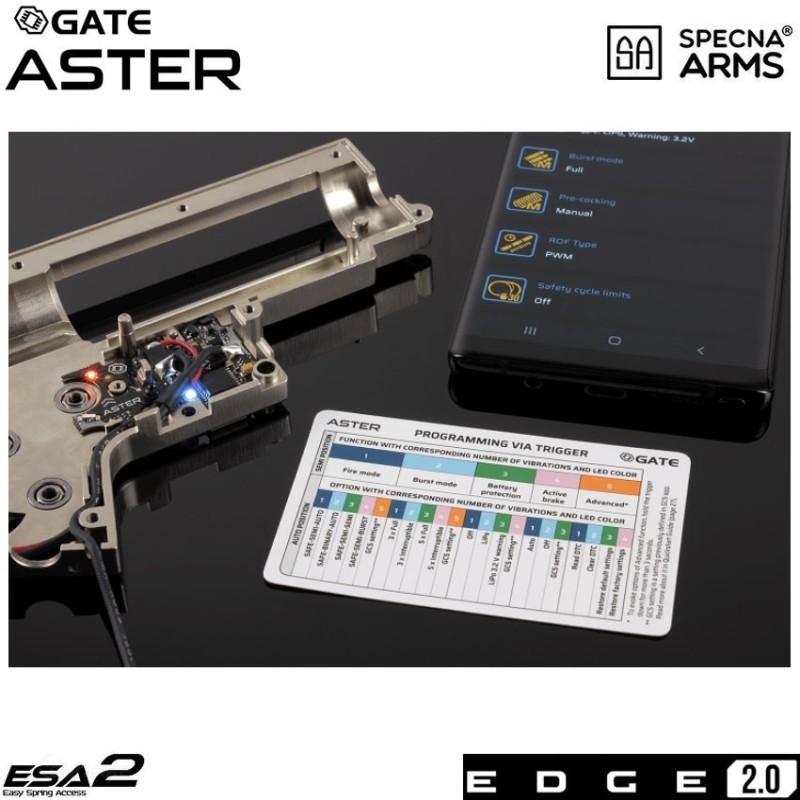 Electric rifle sa-h21 416 long version edge 2.0™ CHAOS BRONZE specna arms® (spe-01-031954)