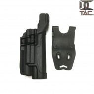 Fondina per 1911 c/torcia level 3 style NERA d.c. tactical (dctac-54-bk)