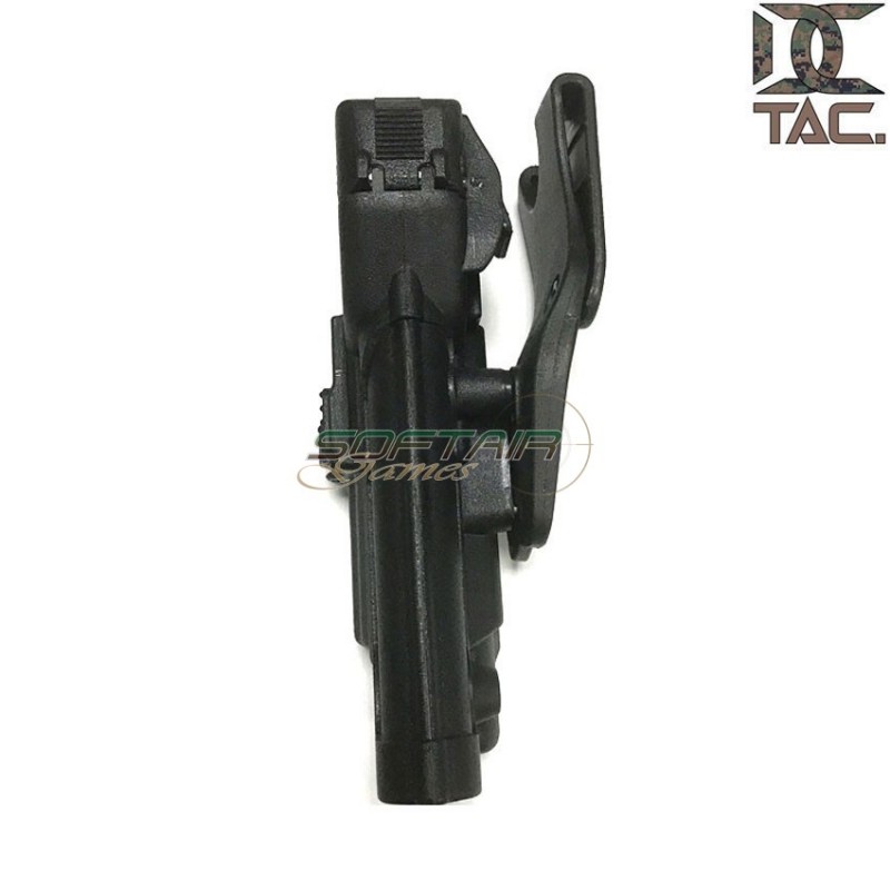 Fondina per 1911 c/torcia level 3 style NERA d.c. tactical (dctac-54-bk)