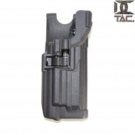 Fondina per M9 c/torcia level 3 style NERA d.c. tactical (dctac-55-bk)