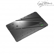 Credit card folding safety knife black iain sinclair (is-59669)