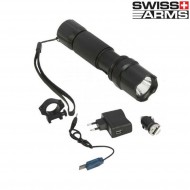 Torcia led kit nera swiss arms (263927)