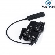 Mini DBAL aluminum BLACK aiming device RED laser / IR wadsn (wd06017-bk)