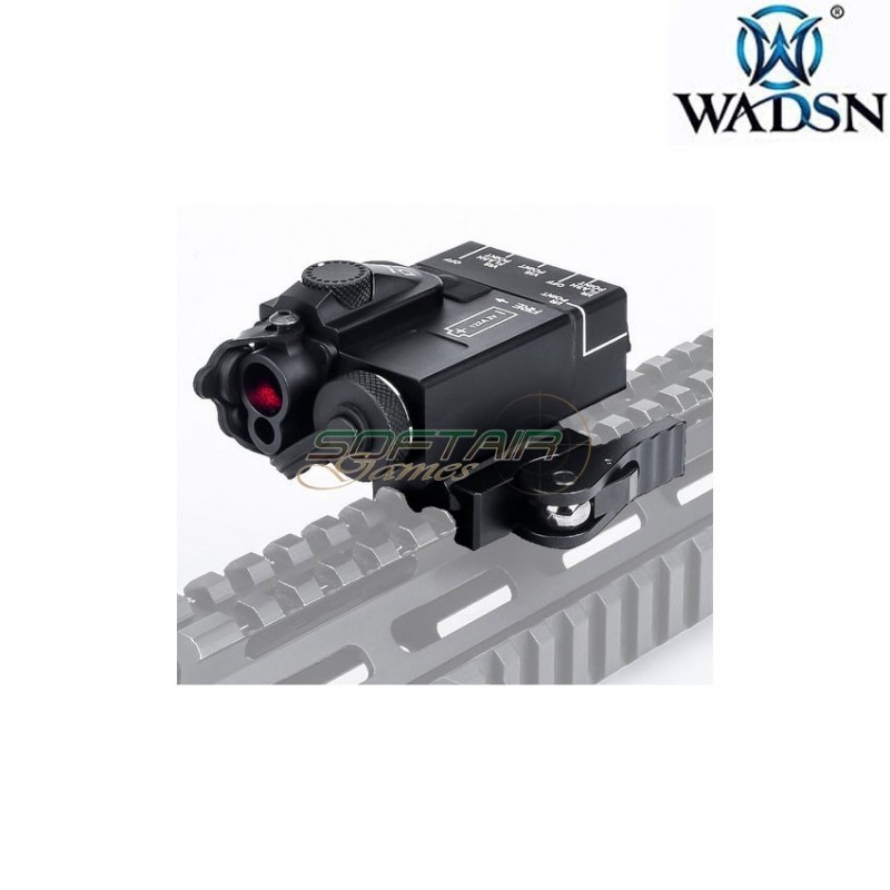 Mini DBAL alluminio NERO aiming device RED laser / IR wadsn (wd06017-bk)