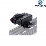 Mini DBAL aluminum BLACK aiming device RED laser / IR wadsn (wd06017-bk)