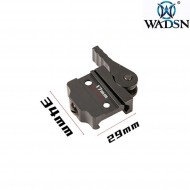 QD black metal replacement mount for DBAL-A2 wadsn (wdx032-bk)