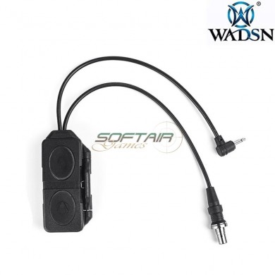 Double remote control flashlight/laser peq BLACK wadsn (wex676-bk)