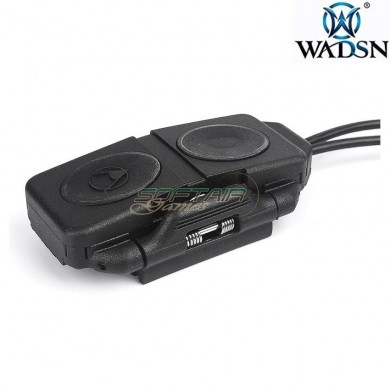 Doppio controllo remoto torcia/laser peq NERO wadsn (wex676-bk) Doppio controllo remoto torcia/laser peq NERO wadsn (wex676-bk)
