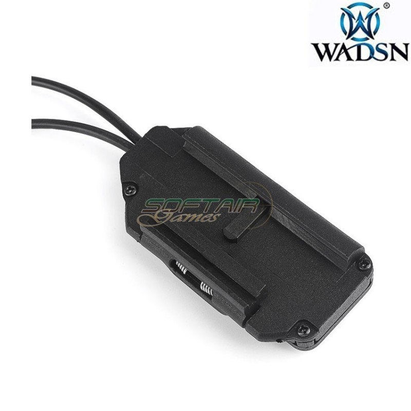 Double remote control flashlight/laser peq BLACK wadsn (wex676-bk)