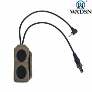 Doppio controllo remoto torcia/laser peq DARK EARTH wadsn (wex676-de)