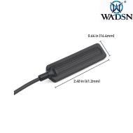 Remote control laser peq BLACK 2.5mm wadsn (wex677-bk)