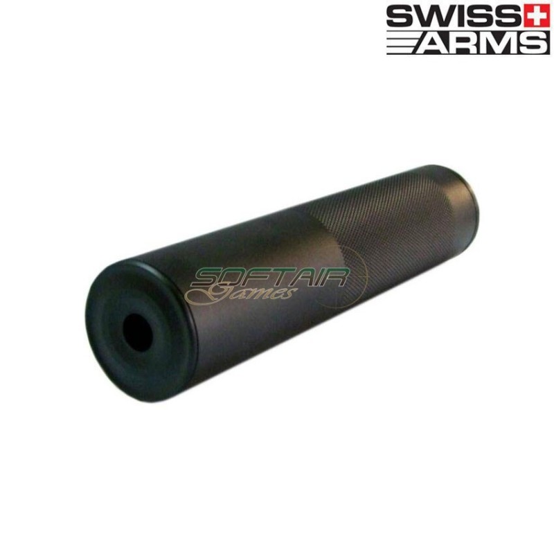 BLACK silencer 20x4.5cm CCW swiss arms (605260)