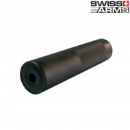 BLACK silencer 20x4.5cm CCW swiss arms (605260) BLACK silencer 20x4.5cm CCW swiss arms (605260)