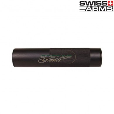 BLACK silencer 20x4.5cm CCW swiss arms (605260)