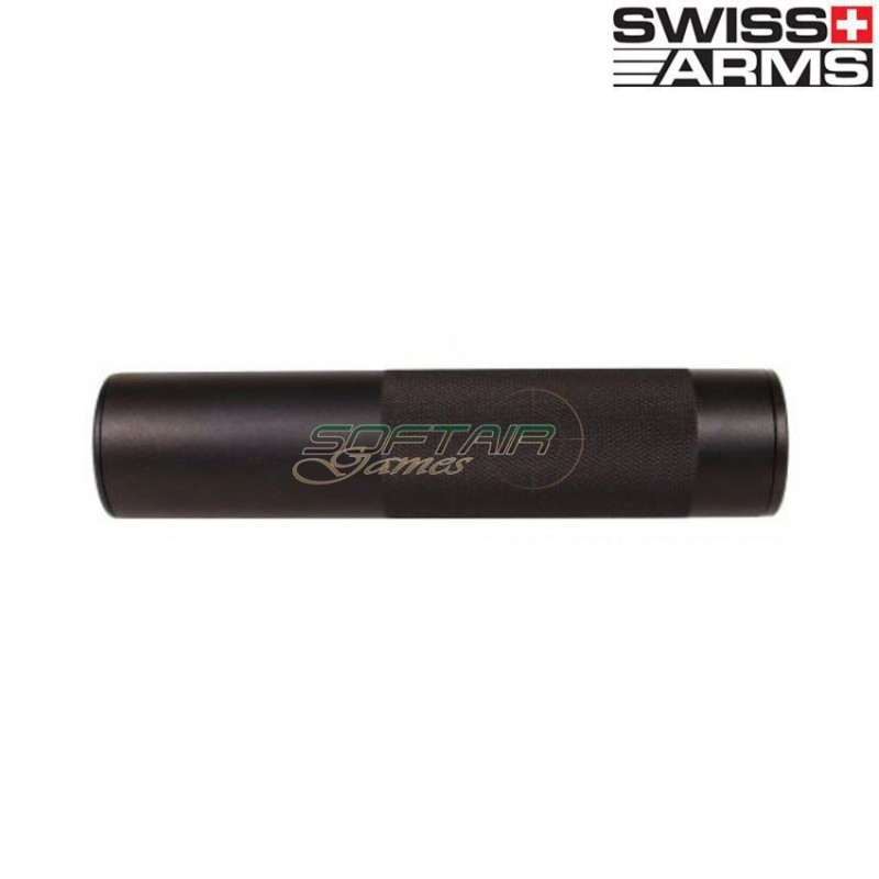BLACK silencer 20x4.5cm CCW swiss arms (605260)