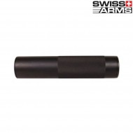 Silenziatore NERO 20x4.5cm CCW swiss arms (605260) Silenziatore NERO 20x4.5cm CCW swiss arms (605260)