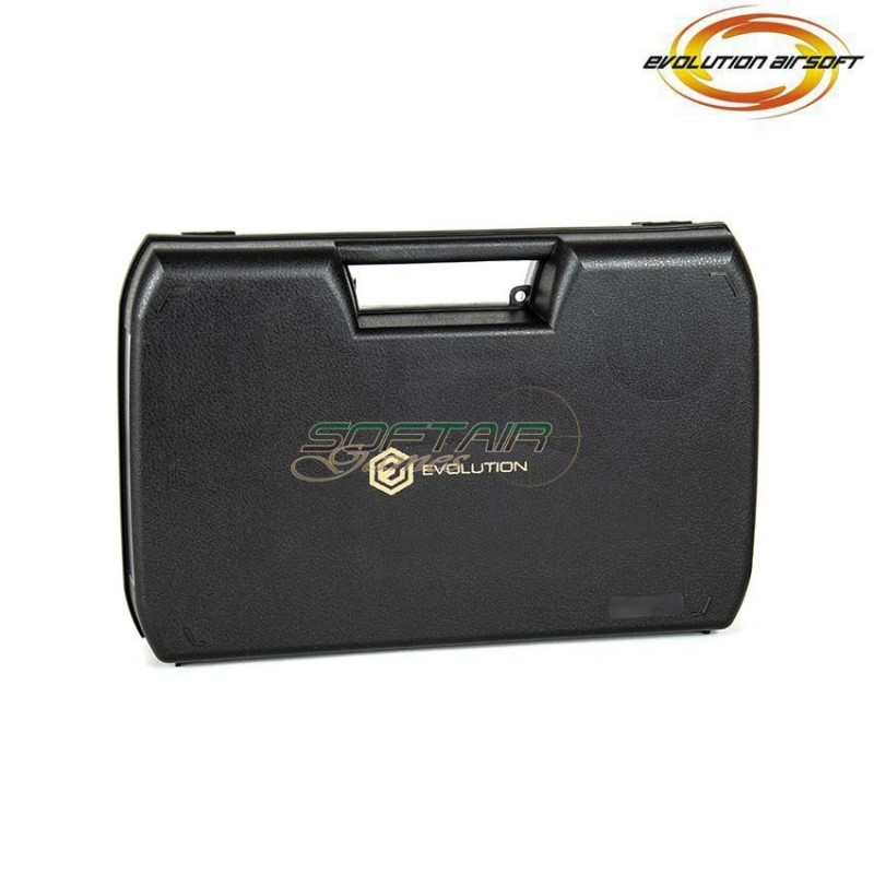 Hard pistol case BLACK 32x21x7 cm evolution airsoft (ea-ea0515pc)