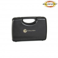 Hard pistol case BLACK 23,5x16x4,6 cm evolution airsoft (ea-ea0521pc)