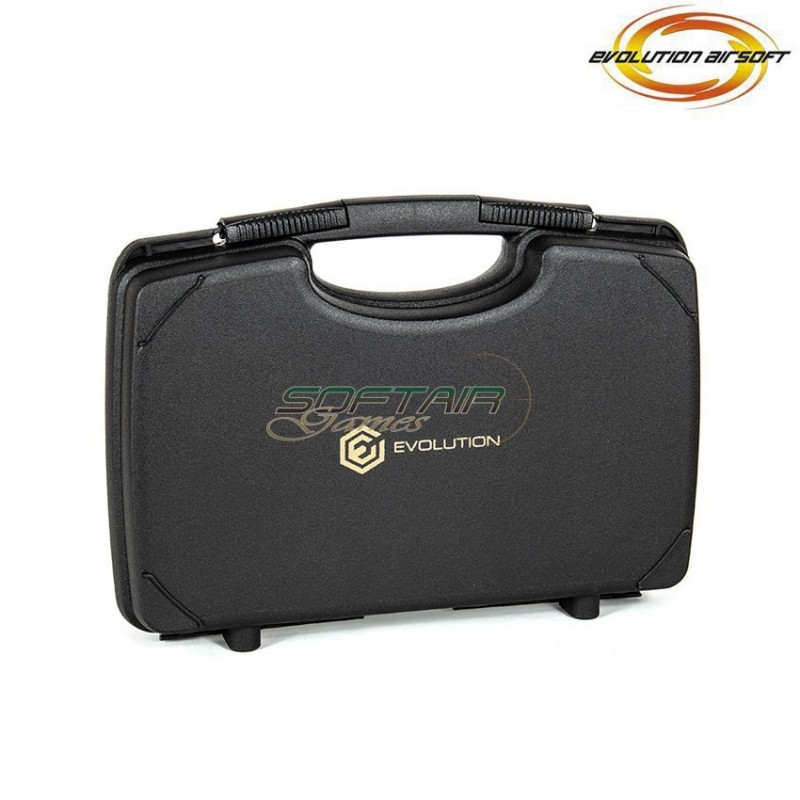 Hard pistol case BLACK 29x19x7 cm evolution airsoft (ea-ea0520pc)